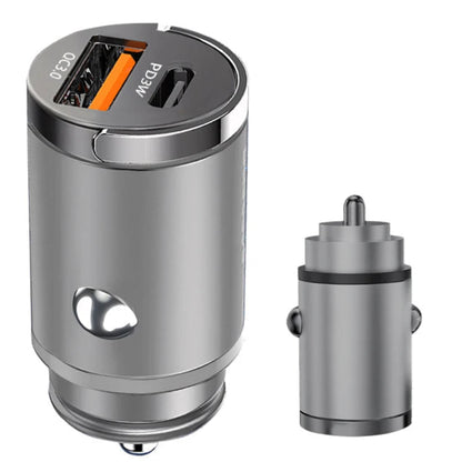 100W Mini USB Car Charger Fast Charging iPhone QC3.0 PD