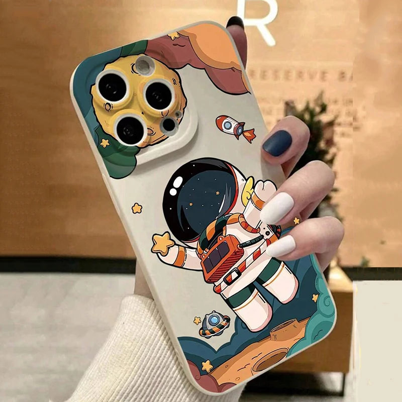 Cartoon Astronaut Phone Case