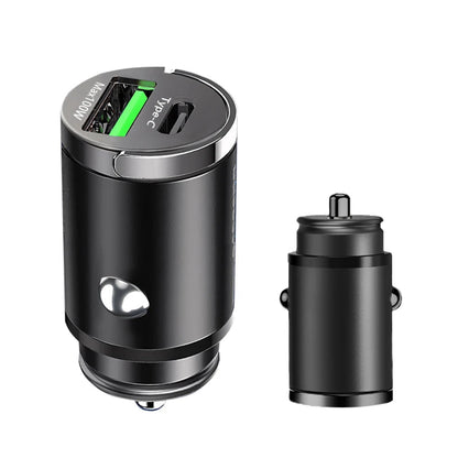 100W Mini USB Car Charger Fast Charging iPhone QC3.0 PD
