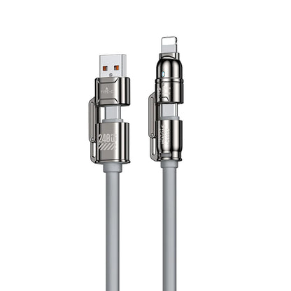 4-in-1 Fast Charging Cable 240W | Multi Device Charger