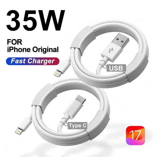 35W PD USB C Charger Cable for iPhone | Fast Charging Cord