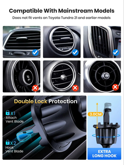Mobile Phone Holder for Car Air Outlet Gravity Sensor Stand