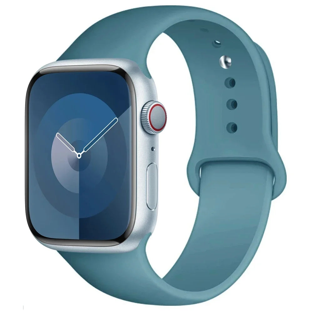 Silicone Band For Apple Watch strap sport bracelet iwatch series 8 7 6 5 4 3 SE 9 Ultra 2 49mm