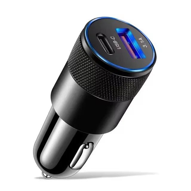 66W USB Car Charger | Wireless Fast Charging Adapter
