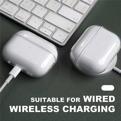 Clear Soft TPU AirPods Pro 2 Case with Lanyard Strap