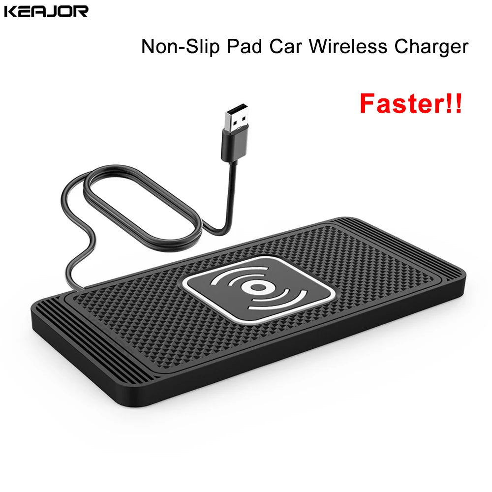 Car Wireless Charging Pad | Fast Wireless Charger for iPhone