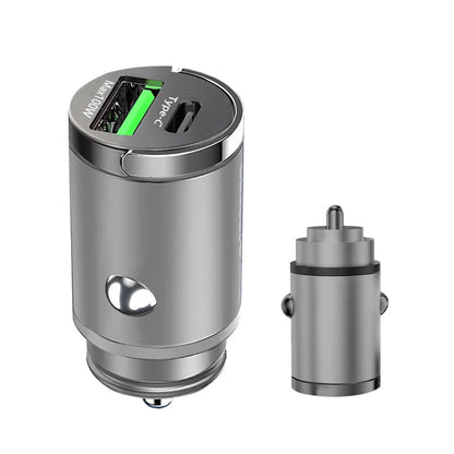 100W Mini USB Car Charger Fast Charging iPhone QC3.0 PD