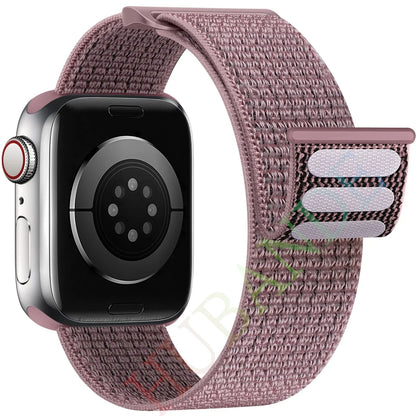 Nylon Loop Strap for Apple Watch Band 46mm 40mm 44mm 45mm 42mm 41mm 38mm Smart Belt Bracelet for IWatch Ultra 49mm 8/7/6/SE/5/4