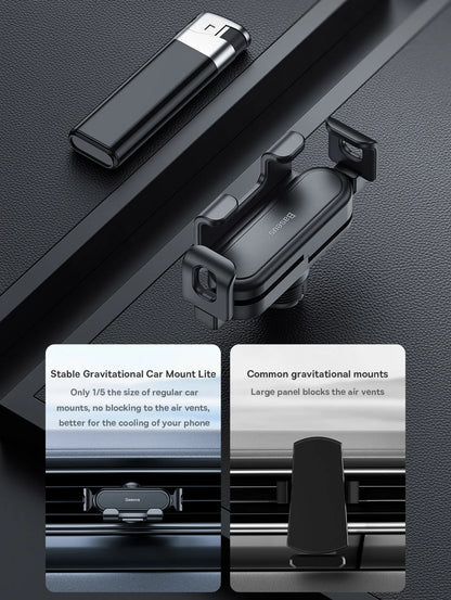 Baseus Phone Holder for Car Air Vent | Flexible Phone Stand