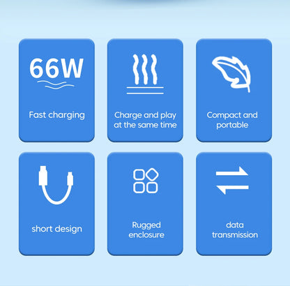 15CM 30CM Short Elbow Type C to USB C Cable Fast Charging For Iphone16 15 Xiaomi Samsung Huawei Power BanK USB Type C Data Cable
