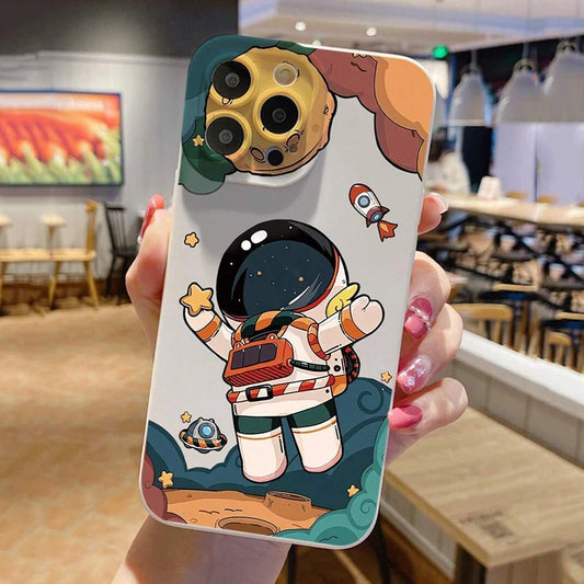 Cartoon Astronaut Phone Case