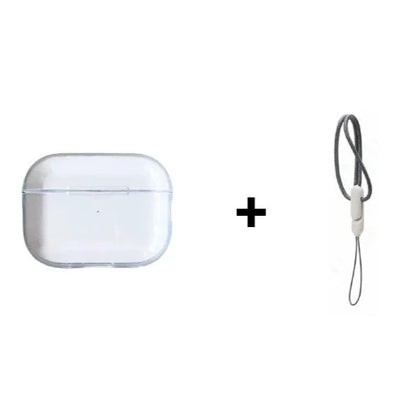 Ultimate AirPods Protection: Clear Charging Case with Shockproof Design
