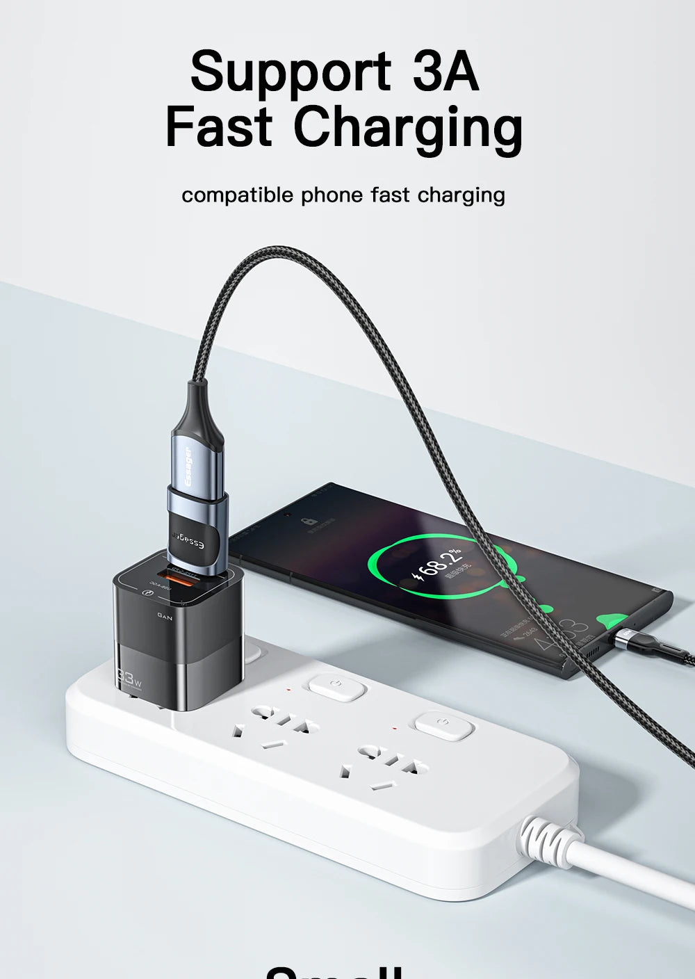 Essager USB 3.0 To Type C OTG Adapter USB A Type C Male To Micro Type C USB A Female Converter For Macbook Laptops Card Reader