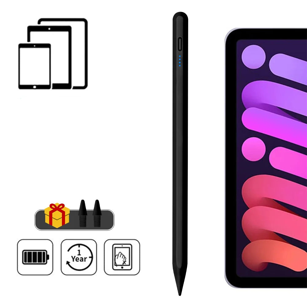 Smartpen with compatibility information for iPad models on a white background