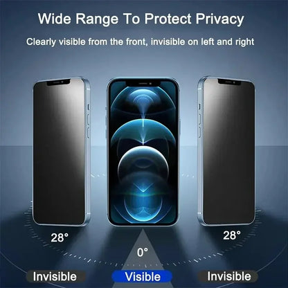 Shield Your Privacy: 1-5PCS Anti-Spy Glass for iPhone Models 11 to 15