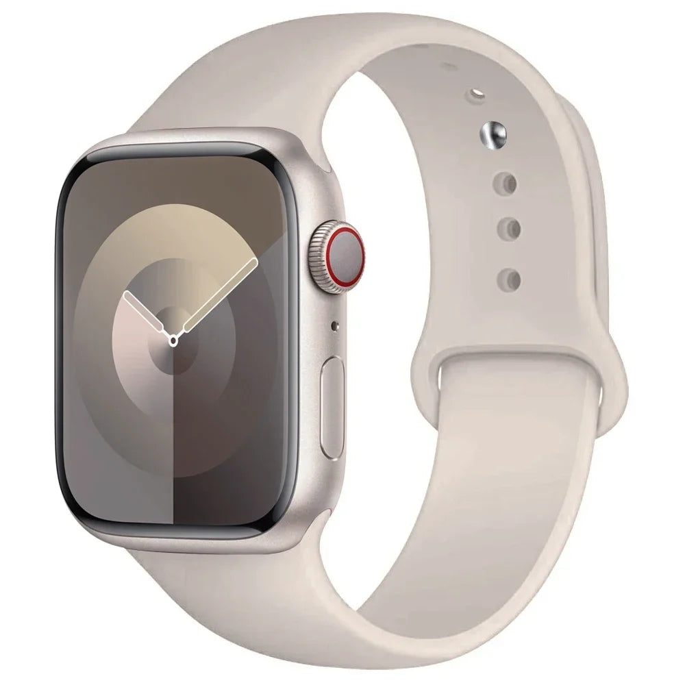 Silicone Band For Apple Watch strap sport bracelet iwatch series 8 7 6 5 4 3 SE 9 Ultra 2 49mm