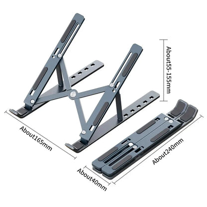Foldable Laptop Stand Adjustable Portable Notebook Bracket Support