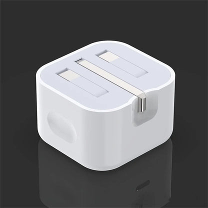 Fast USB C Power Adapter UK Plug 20W 25W iPhone Samsung