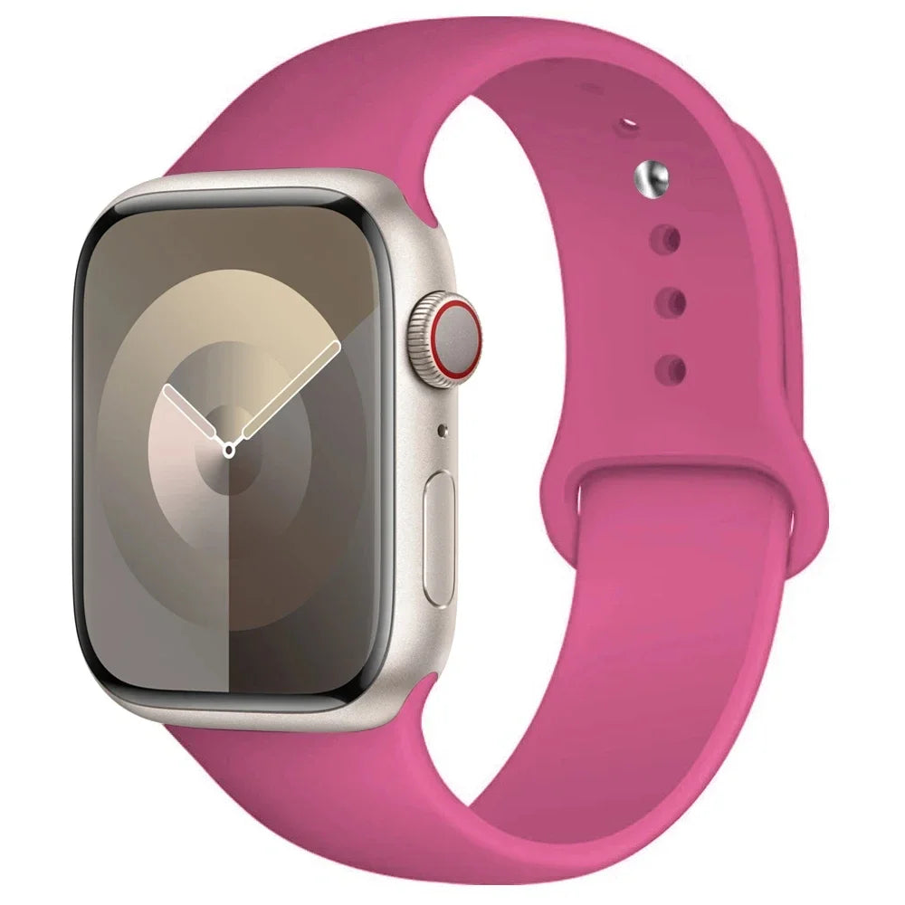 Silicone Band For Apple Watch strap sport bracelet iwatch series 8 7 6 5 4 3 SE 9 Ultra 2 49mm