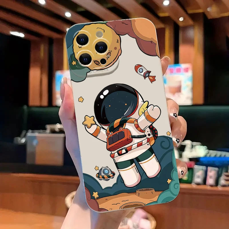 Cartoon Astronaut Phone Case