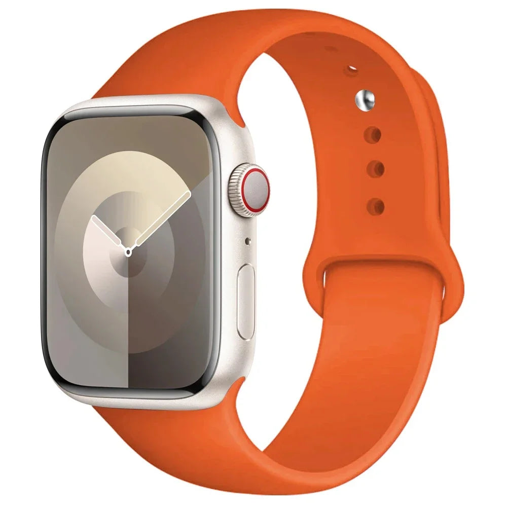 Silicone Band For Apple Watch strap sport bracelet iwatch series 8 7 6 5 4 3 SE 9 Ultra 2 49mm