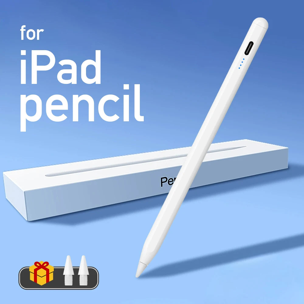 Stylus Pen For Apple Pencil with LED Power Indicators Palm Rejection Touch