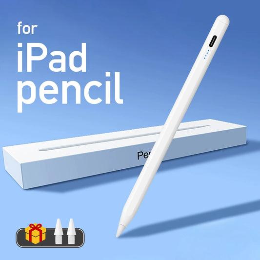 Stylus Pen For Apple Pencil with LED Power Indicators Palm Rejection Touch