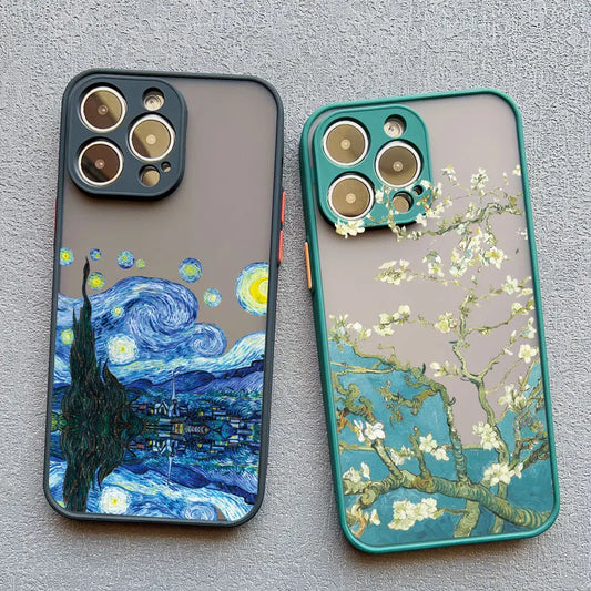 Van Gogh Oil Painting Soft Shockproof Phone Covers