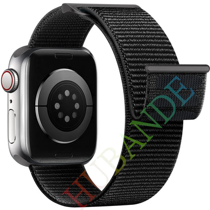 Nylon Loop Strap for Apple Watch Band 46mm 40mm 44mm 45mm 42mm 41mm 38mm Smart Belt Bracelet for IWatch Ultra 49mm 8/7/6/SE/5/4