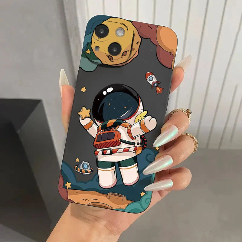 Cartoon Astronaut Phone Case