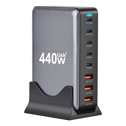 440W GaN USB C 8-Port PD Charger Fast For iPhone16 15
