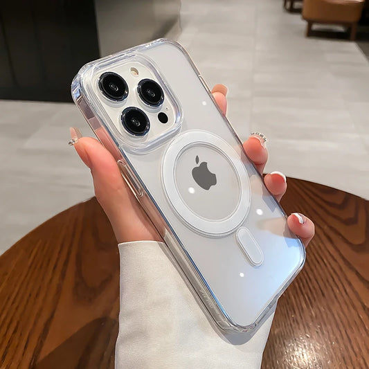 For MagSafe Magnetic Clear iPhone Case | Shockproof Cover