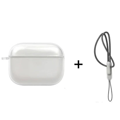 Ultimate AirPods Protection: Clear Charging Case with Shockproof Design