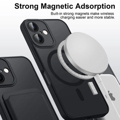 Luxury Magnetic Matte Shockproof iPhone MagSafe Case Cover