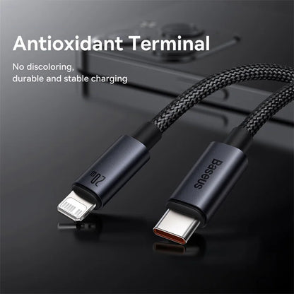 Baseus USB Cable For iPhone | Fast Charging Type C to Lightning