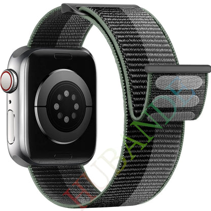 Nylon Loop Strap for Apple Watch Band 46mm 40mm 44mm 45mm 42mm 41mm 38mm Smart Belt Bracelet for IWatch Ultra 49mm 8/7/6/SE/5/4