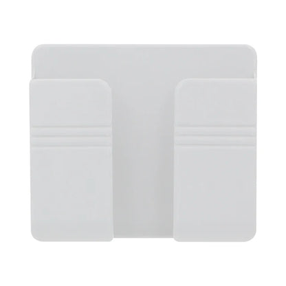 Wall Storage Remote Holder & Phone Charging Stand Organizer
