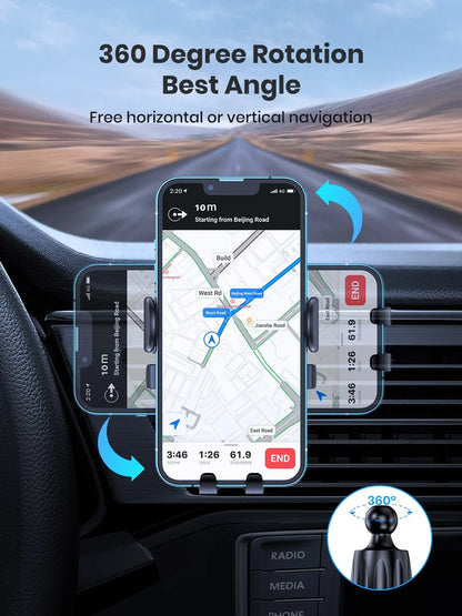 Mobile Phone Holder for Car Air Outlet Gravity Sensor Stand
