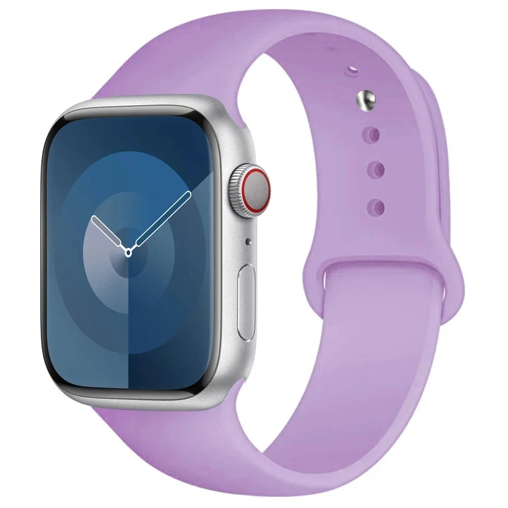 Silicone Band For Apple Watch strap sport bracelet iwatch series 8 7 6 5 4 3 SE 9 Ultra 2 49mm