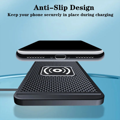 Car Wireless Charging Pad | Fast Wireless Charger for iPhone