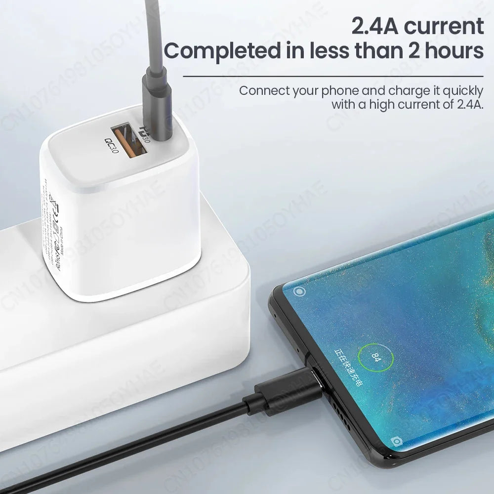 Type C to Micro USB Cable USB Type-C Adapter Fast Charger