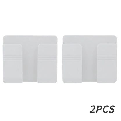 Wall Storage Remote Holder & Phone Charging Stand Organizer