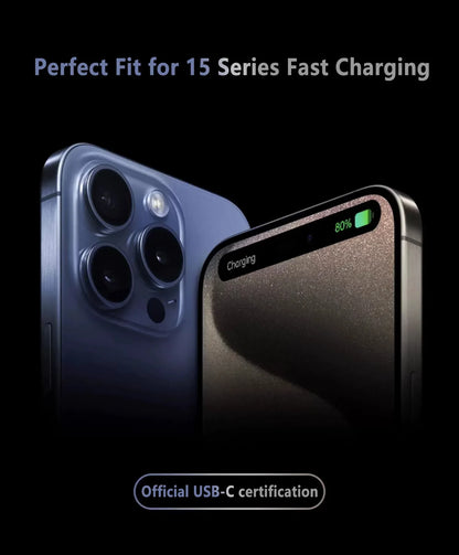 Original USB-C Cable For iPhone Fast Charging Type C Cable