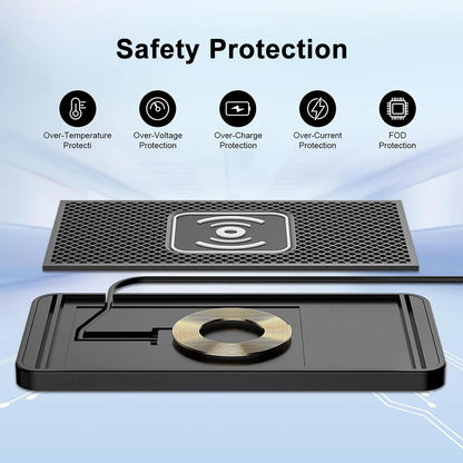 Car Wireless Charging Pad | Fast Wireless Charger for iPhone