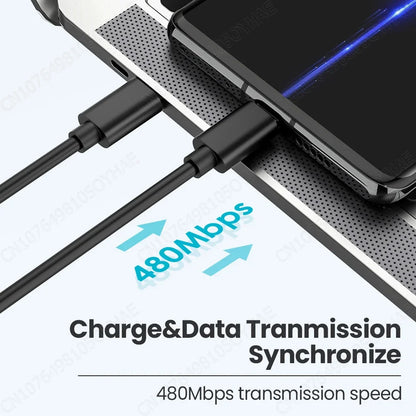 Type C to Micro USB Cable USB Type-C Adapter Fast Charger