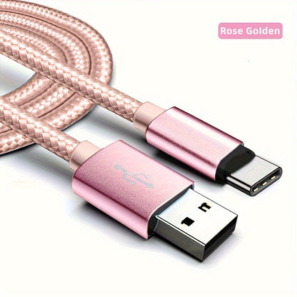 USB Type C Cable Fast Safe Charging Redmi OnePlus 1m 2m 3m