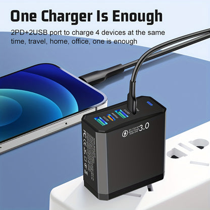 Fast Charging Adapter KAXOE 40W Dual USB-C PD Charger